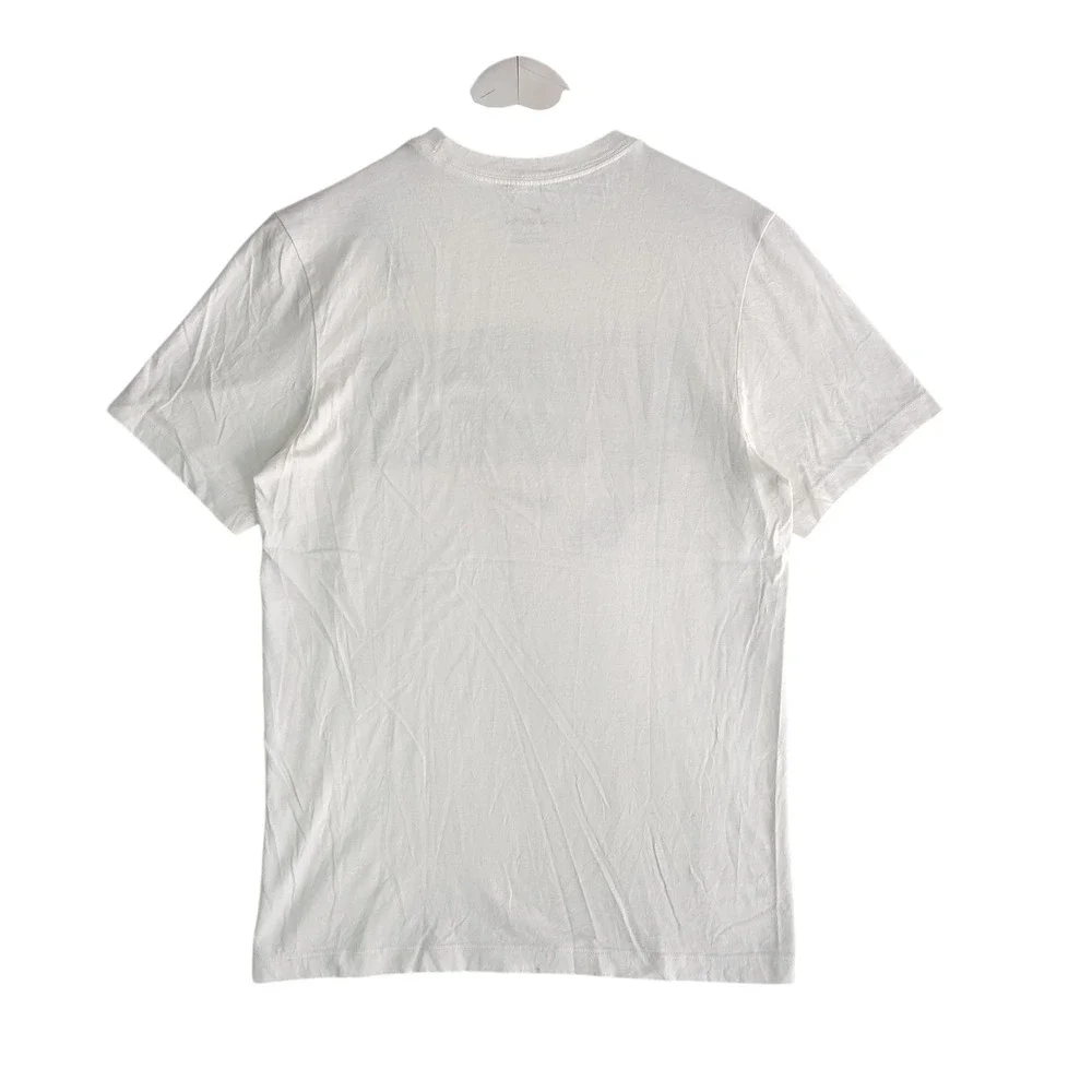 Nike Mens White Football Trojan Graphic T-Shirt Small It's a Beautiful Day Tee